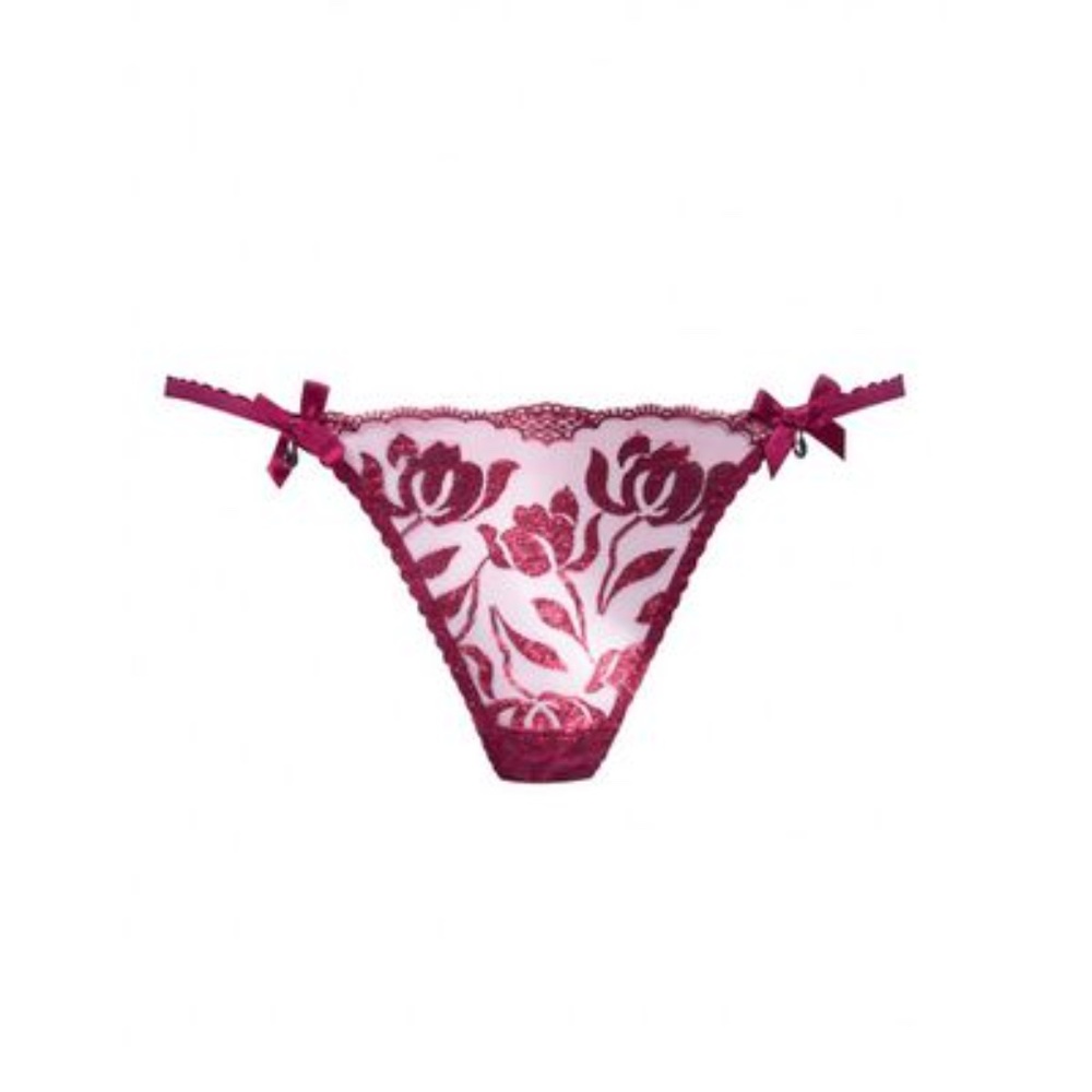 Agent Provocateur Sparkle Red Thong AP2 Small NWT - Picture 4 of 9